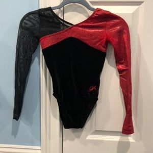 Red Black Leotard GK - competition